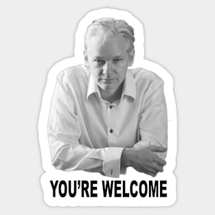 Julian Assange Sticker